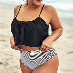 Cupshe 2X Plus size two piece